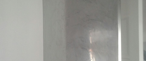 Estuco Veteado Color Gris en Salita de Estar (9) Estuco Veteado Color Gris en Salita de Estar (9)