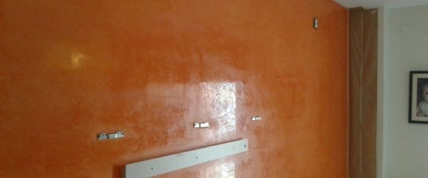 Estuco Veneciano Veteado Color Naranja (19) Estuco Veneciano Veteado Color Naranja (19)