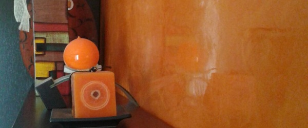 Estuco Veneciano Veteado Color Naranja (9) Estuco Veneciano Veteado Color Naranja (9)
