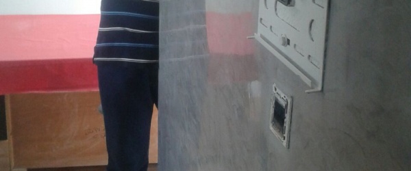 Estuco Veteado Gris con Cera Kepi (5) Estuco Veteado Gris con Cera Kepi (5)