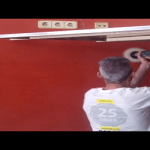 Aplicando cera gel al estuco