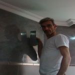 Estuco Mitiko Veneciano Espatuleado con Veteado y Cera Gel 1