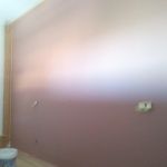 Esmalte al agua color Marron en Dormitorio de Coslada (1)