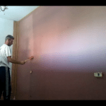 Esmalte al agua color Marron en Dormitorio de Coslada (5)
