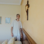 Estuco Veneciano Espatuleado con Veteado y Cera Kepi color Crema (15)