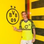 Estuco Veneciano Original a rayas amarillas y negras Borussia Dortmund (107)