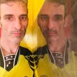 Estuco Veneciano Original a rayas amarillas y negras Borussia Dortmund (110)