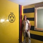Estuco Veneciano Original a rayas amarillas y negras Borussia Dortmund (13)