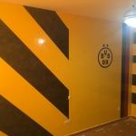 Estuco Veneciano Original a rayas amarillas y negras Borussia Dortmund (28)