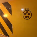 Estuco Veneciano Original a rayas amarillas y negras Borussia Dortmund (39)