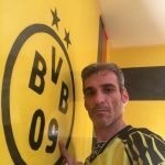Estuco Veneciano Original a rayas amarillas y negras Borussia Dortmund (54)