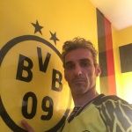 Estuco Veneciano Original a rayas amarillas y negras Borussia Dortmund (55)