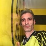 Estuco Veneciano Original a rayas amarillas y negras Borussia Dortmund (56)