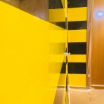 Estuco Veneciano Original a rayas amarillas y negras Borussia Dortmund (77)