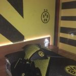 Estuco Veneciano Original a rayas amarillas y negras Borussia Dortmund Decoracion (10)