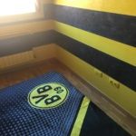 Estuco Veneciano Original a rayas amarillas y negras Borussia Dortmund Decoracion (19)