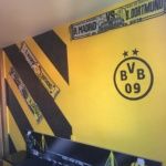 Estuco Veneciano Original a rayas amarillas y negras Borussia Dortmund Decoracion (6)