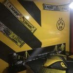 Estuco Veneciano Original a rayas amarillas y negras Borussia Dortmund Decoracion (7)
