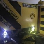 Estuco Veneciano Original a rayas amarillas y negras Borussia Dortmund Decoracion (8)
