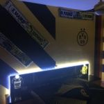 Estuco Veneciano Original a rayas amarillas y negras Borussia Dortmund Decoracion (9)