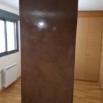 Estuco Veneciano Espatuleado con Veteado Color Chocolate tarde (22)