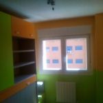 Habitacion Infantil Plastico Sideral Naranja y Esmalte Valacryl color verde con mueble (1)