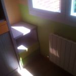 Habitacion Infantil Plastico Sideral Naranja y Esmalte Valacryl color verde con mueble (4)