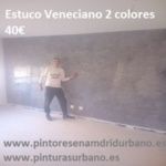Oferta Estuco Veneciano Mitiko a 2 colores gris y negro