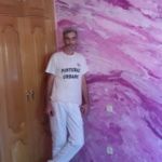 Estuco Marmol a 3 colores Violeta con cera (1)