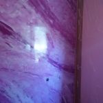 Estuco Marmol a 3 colores Violeta con cera (14)