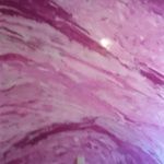 Estuco Marmol a 3 colores Violeta con cera (18)