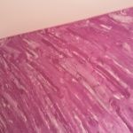 Estuco Marmoleado a 2 colores Violeta y Blanco sin cera (3)