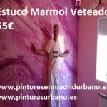 Oferta Estuco Marmol a 3 colores Violeta con cera 3