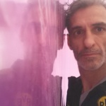 Reflejos sobre estuco Marmoleado Violeta (13)