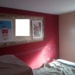 Dormitorio Antes Rojo y Crema (1)