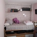 Habitacion Papel pintado labrillo y plastico sideral color rosa (8)