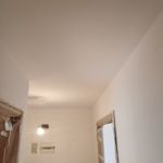 Lijado de techos y aplicado 1 mano de plastico sideral s-500 blanco (6)