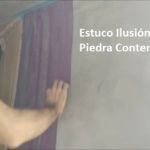 Aplicando Estuco Ilusion Piedra Contemporanea