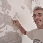 Colocacion de papel pintado mapa mundial (19)