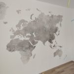 Colocacion de papel pintado mapa mundial (26)