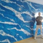 Estuco Marmol El Viso Vilalbilla Azul Pinturas Urbano 2