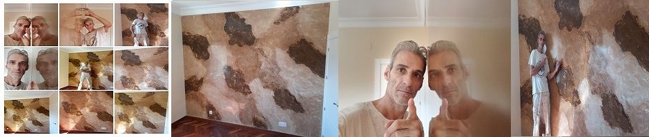 Banner Estuco Creativo Marmol Piedra Marron