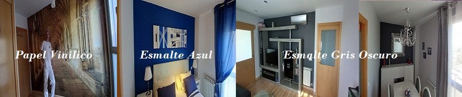 Banner Vinilo - Esmalte Azul - Gris Oscuro