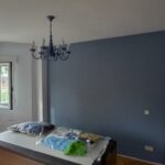 Dormitorio Color Blanco roto azulado y Azul grisacio oscuro (1)